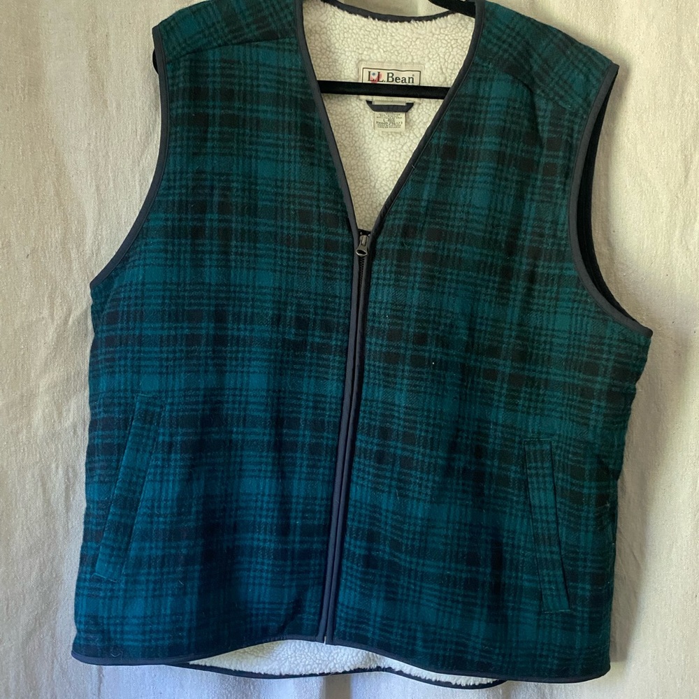 Sherpa Lined LL Bean vest